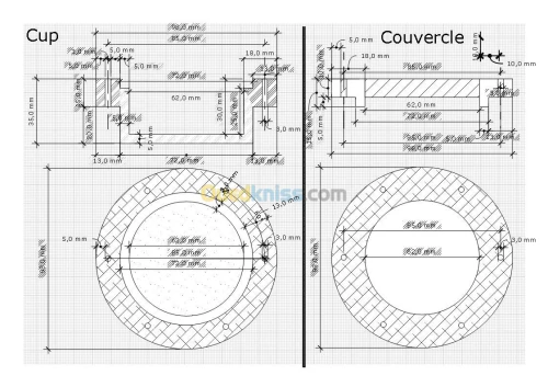 Fabrication et montage des pièces
