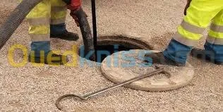 نظافة وتفريغ debouchage canalisation