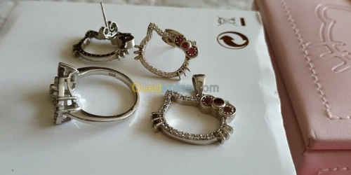 Parure hello kitty argent 925
