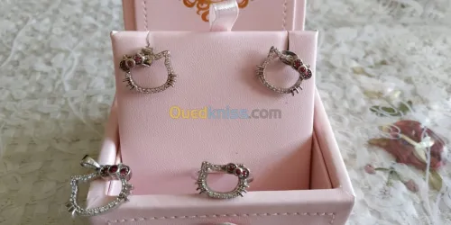 Parure hello kitty argent 925