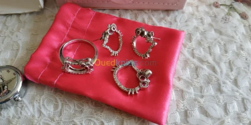 Parure hello kitty argent 925
