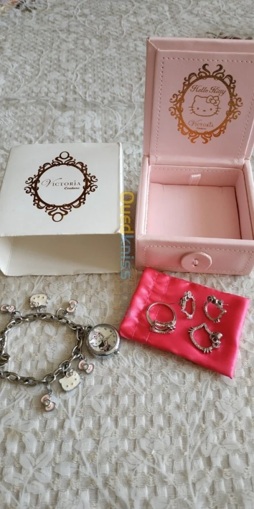 Parure hello kitty argent 925