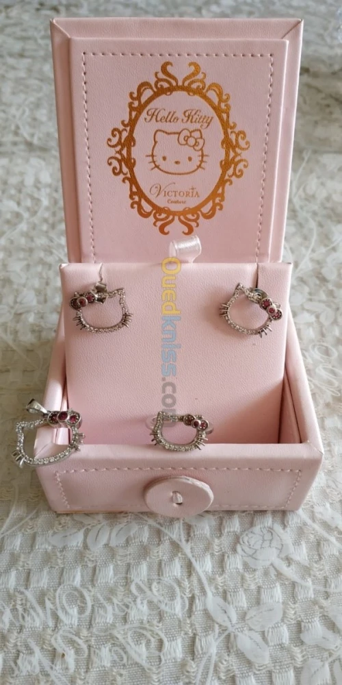 Parure hello kitty argent 925