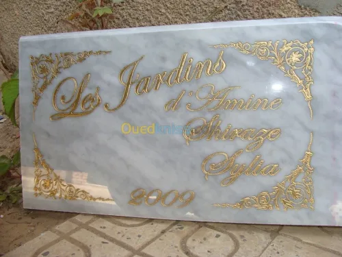 gravure sur marbre et granite