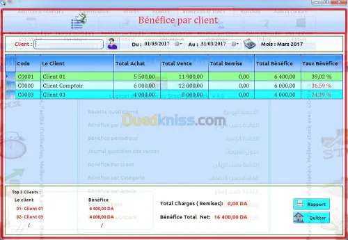 Gestionnaire de stock avancé