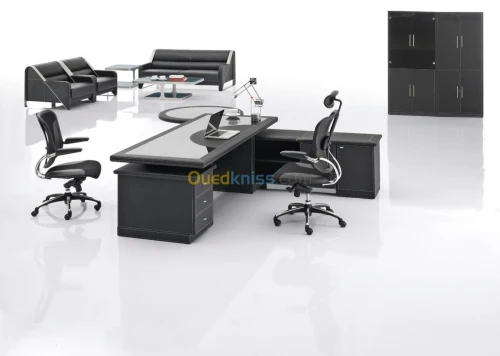 ENSEMBLE DIRECTIONNEL CUIR HAUTE GAMME