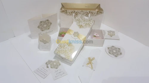 EMBALLAGE  BOITE GATEAUX MARIAGE 