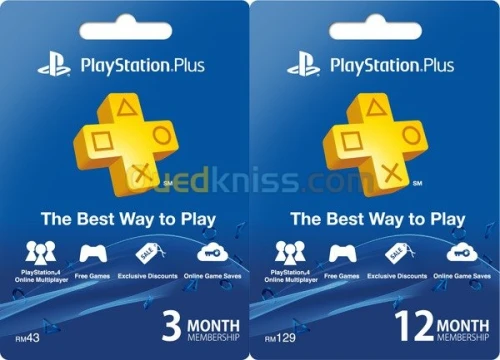 Gift Cards / Xbox Live GOLD / PSN Plus