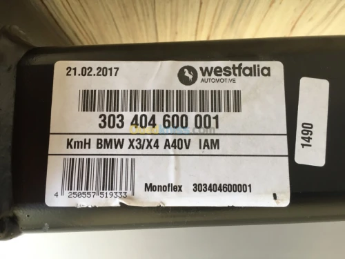 Attelage Westfalia BMW X3 / X4