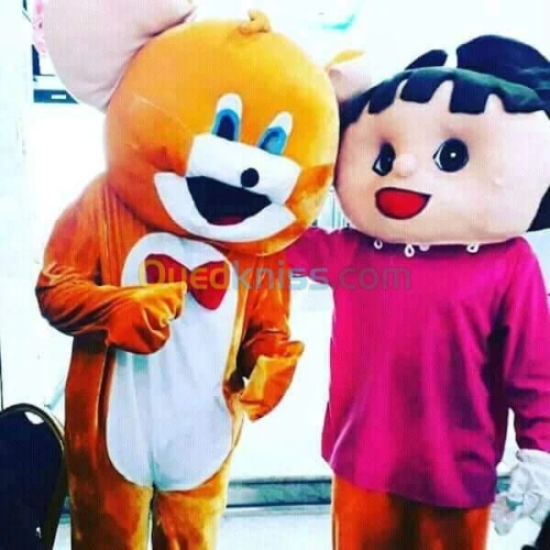 Des Costumes mascotte Clown mickey 