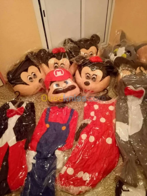Des Costumes mascotte Clown mickey 