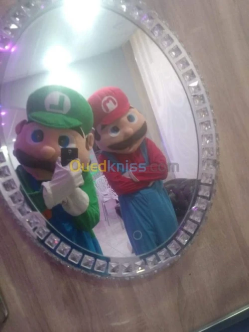 Des Costumes mascotte Clown mickey 