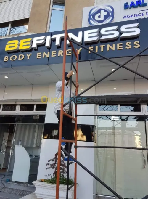 Fabrication panneau publicitaire