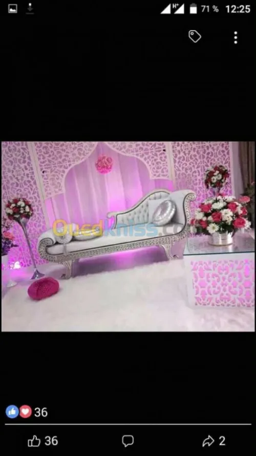 Decoration mariage a domicile 