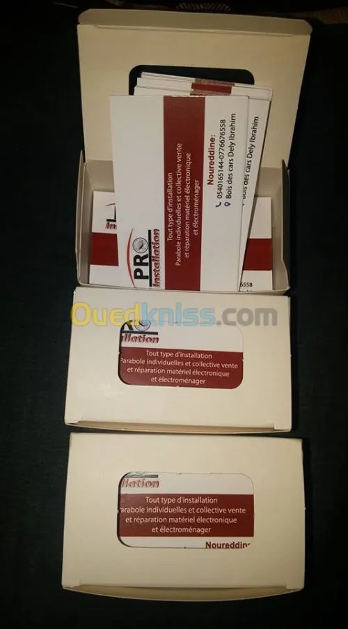 Travaux de publicité 