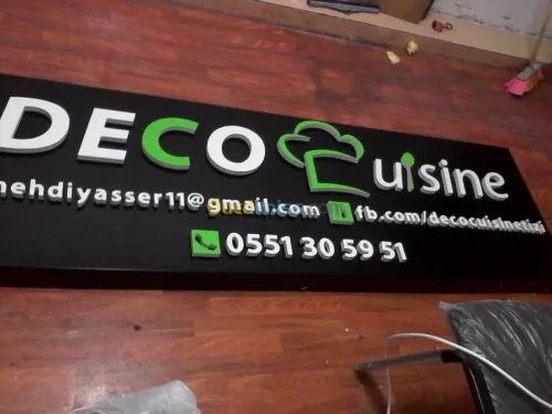 Travaux de publicité 