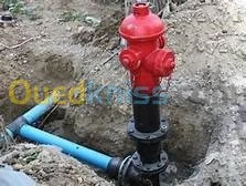 Installation reseau anti-incendie 