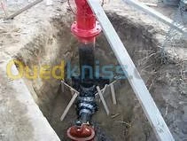 Installation reseau anti-incendie 