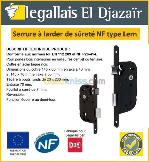 Quincaillerie et accessoires de portes
