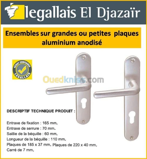 Quincaillerie et accessoires de portes