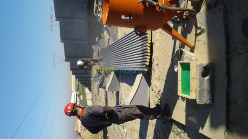 Travaux de sablage et peinture 