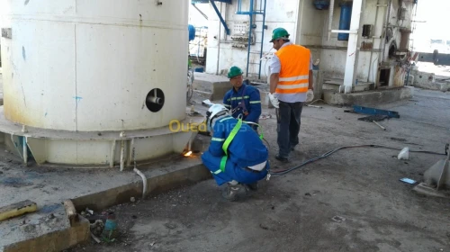 Travaux de sablage et peinture 