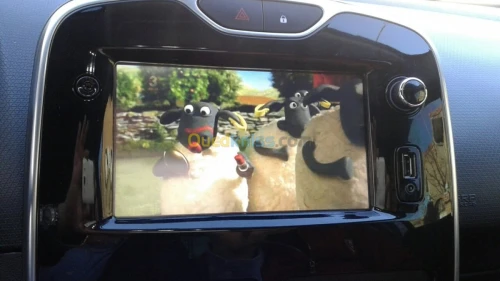 Installation caméra de recul ,RENAULT clio 4 et 5, CAPTURE NOUVEAU sandero ....