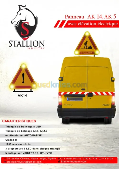 remorque de signalisation balisage 