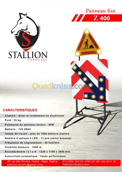 remorque de signalisation 