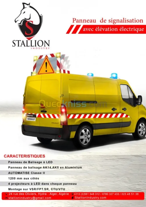 remorque de signalisation 
