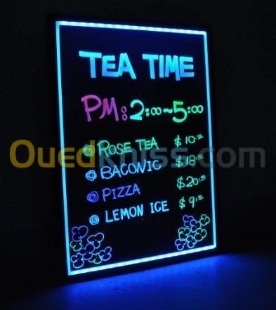 Led writing board(tableau a ecrire led