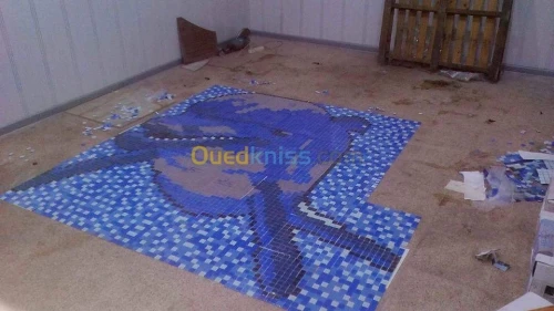 Formiture et pose d'Article Mosaique 