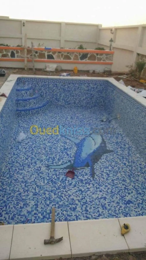 Formiture et pose d'Article Mosaique 