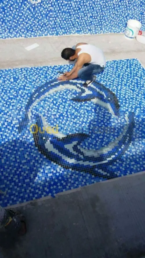 Formiture et pose d'Article Mosaique 