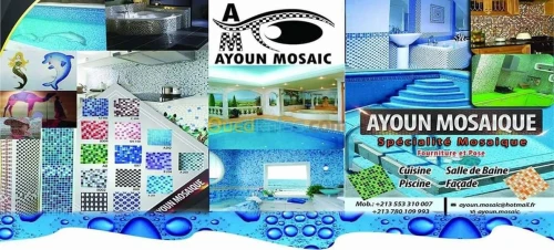 Formiture et pose d'Article Mosaique 
