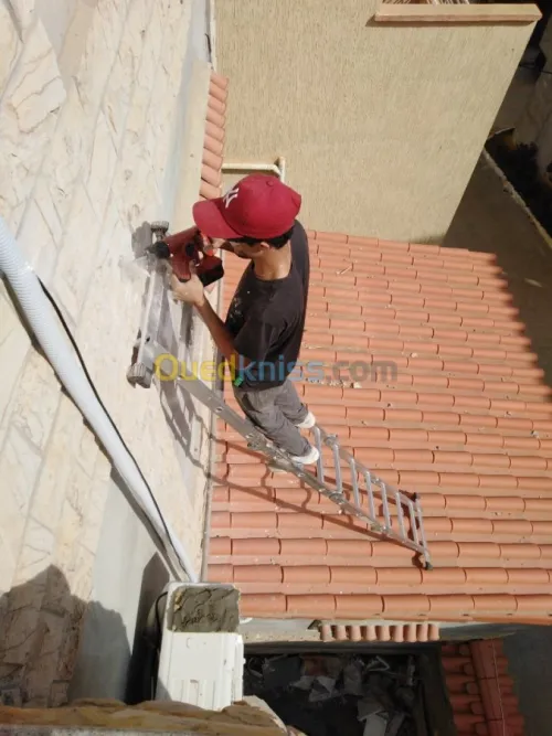Installatio Climatisation. parabole