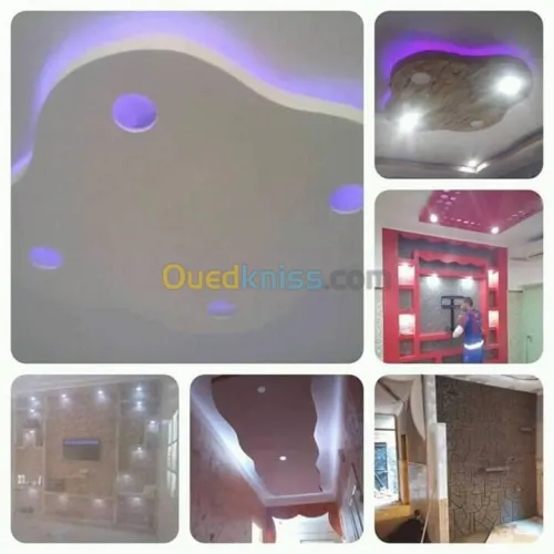 Placo plâtre décoration ba 13 .pvc 