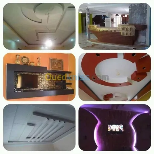 Placo plâtre décoration ba 13 .pvc 
