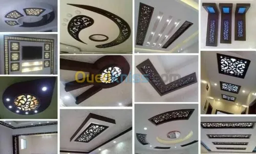 Placo plâtre décoration ba 13 .pvc 