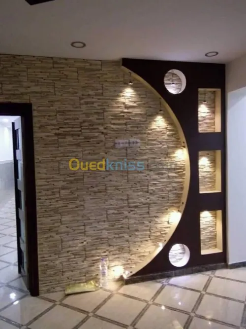 Placo plâtre décoration ba 13 .pvc 