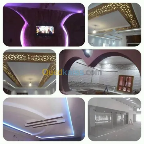 Placo plâtre décoration ba 13 .pvc 