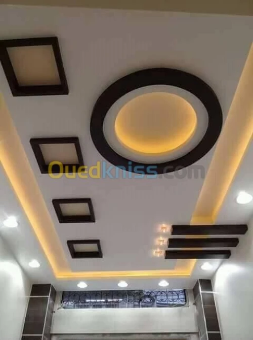 Placo plâtre décoration ba 13 .pvc 