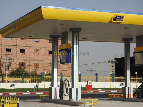 Aménagement Station service NAFTAL 