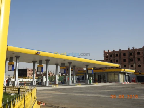 Aménagement Station service NAFTAL 