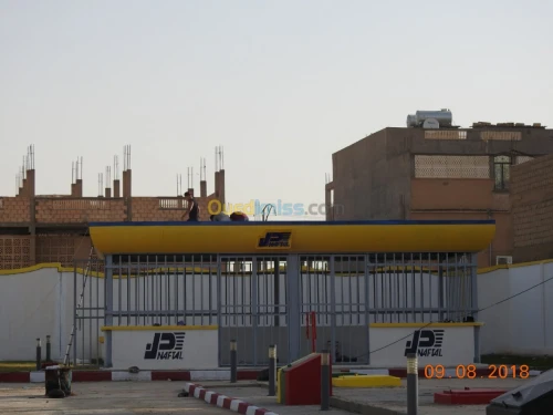 Aménagement Station service NAFTAL 