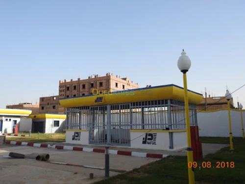 Aménagement Station service NAFTAL 