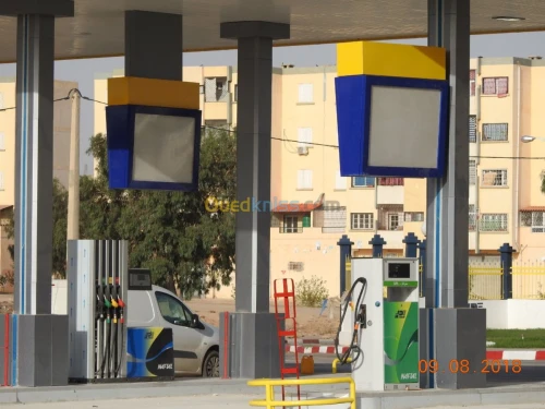 Aménagement Station service NAFTAL 