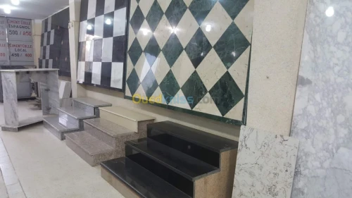 Marche et Contre Marche MARBRE GRANIT