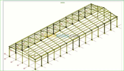Etudes projet charpente métalliques 