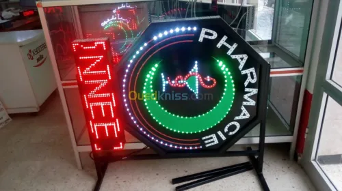 ENSEIGNE PUB ET AFFICHEUR  A LED 